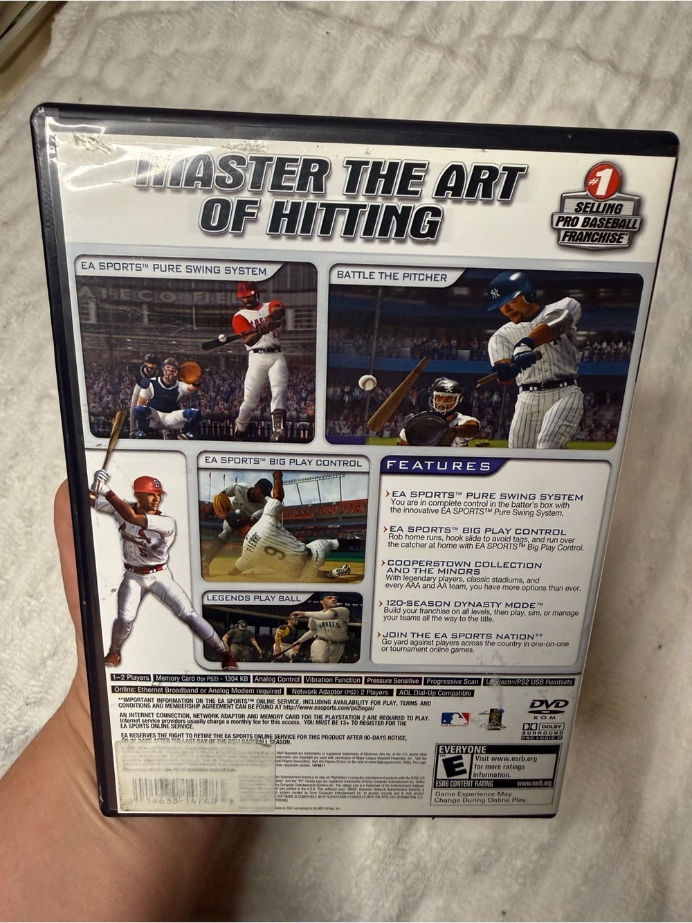 MVP Baseball 2004 PlayStation 2 Game - Red/White Jacket Cover - Picture 3 of 4